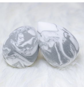 Beauty sponge puff Latex free make up Powder fard Foundation Puff Marble sponge Wholesale logo personalizzato makeup sponge puff - Product Image 3