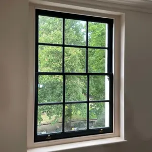 2024 Nuevo diseño casa moderna ventana corredera de acero puertas plegables de ventana plegable