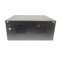 Boîtier d'ordinateur industriel YH, montage mural, prend en charge la carte mère ATX, deux ventilateurs de 8 cm, format ATX standard, rack en acier, USB frontal