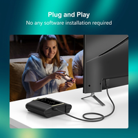 Câble HDMI personnalisé OEM 4K 60Hz 18 Gbps Ultra HD 2160p 1080p HDCP 2.2 ARC Cordon audio-vidéo pour téléviseur projecteur