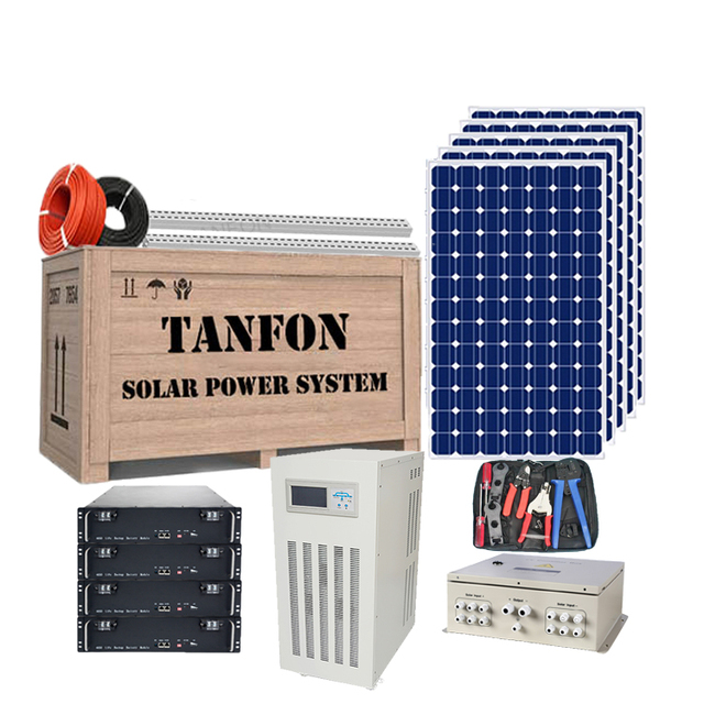15kw 20kw 30kw Commercial Use off Grid Solar Power System Solution 50kw Solar Power Plant  Panel System Project