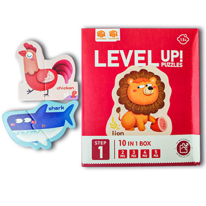 Jeux de Casse-tête Personnalisés Personnalisés pour <span class=keywords><strong>Bébé</strong></span> Casse-tête à Sublimation Animale Casse-tête Éducatif Design pour Enfants - Product Image 2