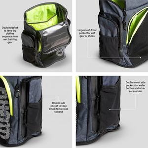 Sac <span class=keywords><strong>de</strong></span> sport personnalisé <span class=keywords><strong>de</strong></span> 45 L, imperméable, pour <span class=keywords><strong>triathlon</strong></span>, entraînement, athlète, équipe, natation, entraînement, sac à dos décontracté pour adultes, sport, gym, pour hommes et femmes - Product Image 4