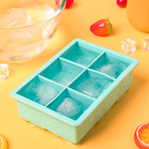 Oferta Especial: Bandeja para Cubos de Hielo King Cube de 6 Cavidades con Tapa, Molde para Cubos de Hielo Grandes de 6 Orificios, Color Negro, para Bebidas - Product Image 5