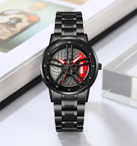 SKMEI 1787 1990 2191 Nouvelle Arrivée Montre Couple Coffret Cadeau Design Roue de Voiture OEM ODM Bracelet Acier Inoxydable Montre Quartz Femme - Product Image 1