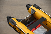 Bateau pneumatique HUIHAO RIB 300 à coque en fibre de verre, forme en V profond, certifié CE, en PVC/Hypalon, avec moteur hors-bord et télécommande, best-seller
