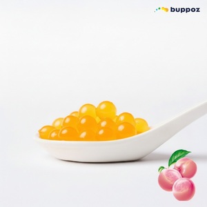 พีชป๊อปปิ้งโบบา 130 กรัม แบบถ้วย ฮาลาล HACCP สำหรับร้านชานมไข่มุก รับผลิตแบบ OEM - Product Image 4