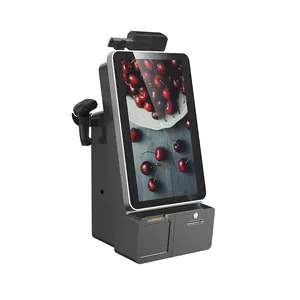 고품질 자동 금전 등록기 프린터 32-43 인치 데스크탑 터치 스크린 pos 시스템 다기능 지불 기계