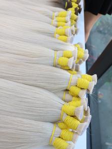Extensiones de Cabello Humano Virgen de Lujo Vietnamita, Color 613, con Cutícula Alineada, Resistentes a la Caída, Súper Dobles y con Puntas Gruesas, las Más Vendidas - Product Image 3