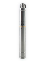 Pompe à eau solaire submersible 4 pouces DC sans balais avec turbine en plastique OEM pour usage de jardin, débit 0,5 m³/h, sortie 1/2 po