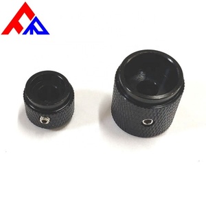 Customized 19mm Diameter CNC Black Anodized Guitar Knob <b>Switch</b> Audio Knob Electronic Accessory - Product Image 2