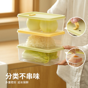 Caja de Almacenamiento de Alimentos Rectangular de 301-500 ml con Tapa de Cierre a Presión, Apta para Microondas, para Viajes - Product Image 1