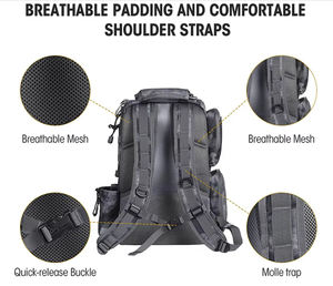 מותאם אישית חדש צבע פוליאסטר חומר עמיד מים תיק דיג עם תכונה מובנית - Product Image 2