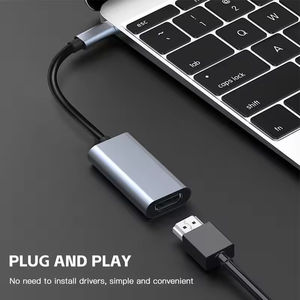 Câble compatible Type C vers <span class=keywords><strong>HDMI</strong></span> Convertisseur USB C vers HD-MI <span class=keywords><strong>Adaptateur</strong></span> de câble <span class=keywords><strong>HDMI</strong></span> HD 4K USB 3.1 pour MacBook <span class=keywords><strong>Chromebook</strong></span> Samsung Xiaomi - Product Image 4