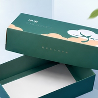 Boîtes d'expédition en papier perlé blanc, boîte pliante de beauté avec logo en relief, emballage pliable personnalisé imprimé pour crème anti-âge