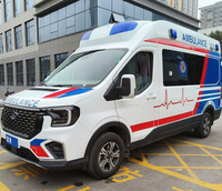 Ambulance de soins intensifs F0rd T8 de haute qualité, ambulance à pression négative, véhicule de transfert médical, cabine d'hôpital mobile, camion de soins intensifs