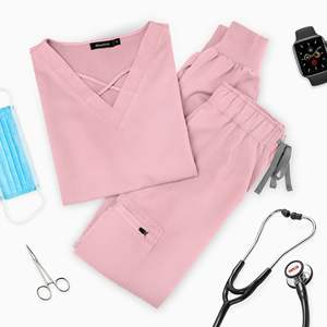 Wholesale Nurse Uniform Sets Personalized Soft Spandex Fabric Scrubs <b>Suits</b> Anti-Wrinkle Hospital Uniforms Women <b>Suit</b> Spa Uniform - Product Image 1