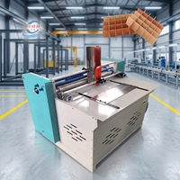 Máquina Semiautomática para Ranurar Cartón/Máquina para Fabricar Cajas de Cartón Corrugado
