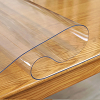 Film transparent en PVC de bonne qualité pour la table, couvre-table en vinyle PVC, protection transparente pour bureau, protection pour salle à manger