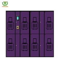 Yinlong - Almacenamiento de Equipaje Inteligente con Código QR, Autoservicio, Impermeable, para Exteriores, Playa, Almacenamiento Compartido, Pago con Tarjeta