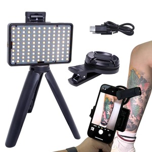 ไฟถ่ายภาพลายสัก LED เลนส์ CPL ขนาด 52 มม. ลดแสงสะท้อน สำหรับถ่ายภาพลายสักด้วยโทรศัพท์ - Product Image 1