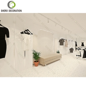 Diseño de Interiores para Tiendas de Ropa de Alta Gama, Muebles para Tiendas de Ropa, Mostrador Personalizado para Decoración de Tiendas de Ropa - Product Image 3