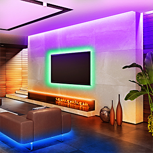 100ft 30M RGB 2835 <b>Copper</b> Night Club Music Sound Sync Control for APP Control Smart LED <b>Strip</b> Light - Product Image 4