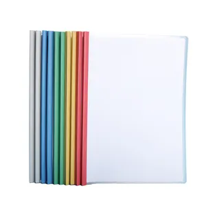 Cheap Price Office Stationery PP Clear Swing Clip Report Cover Plastic Pole File Folder