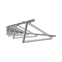 Support de montage solaire encadré en alliage d'aluminium Module solaire PV Structure au sol pour toit