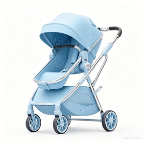 Poussette bébé légère de poche certifiée REACH CE <span class=keywords><strong>EN</strong></span>, poignée réglable, 0-3 ans, voyages, Q7, roues 3D <span class=keywords><strong>en</strong></span> EVA/caoutchouc - Product Image 1