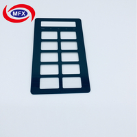 Panneau tactile en verre trempé transparent pour bouton d'ascenseur de contrôle d'accès et de sécurité OEM