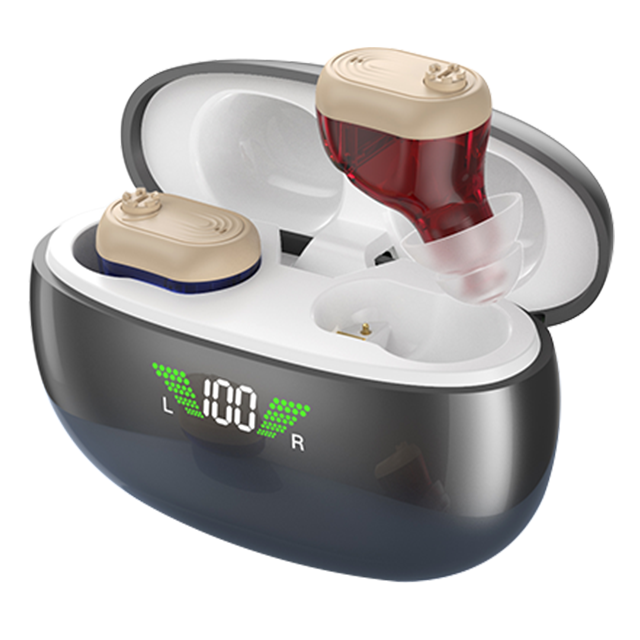 China CIC OTC Hearing Aid Price List Hearing Aids OEM Cheap Invisible Hearing Aid CIC Device Rechargeable for Deaf Manufacturer