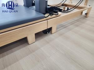 Nueva llegada plegable Pilates Reformer madera Yoga plegable Pilates Core cama ahorro de espacio Fitness gimnasio máquina para entrenamiento de cuerpo completo - Product Image 3