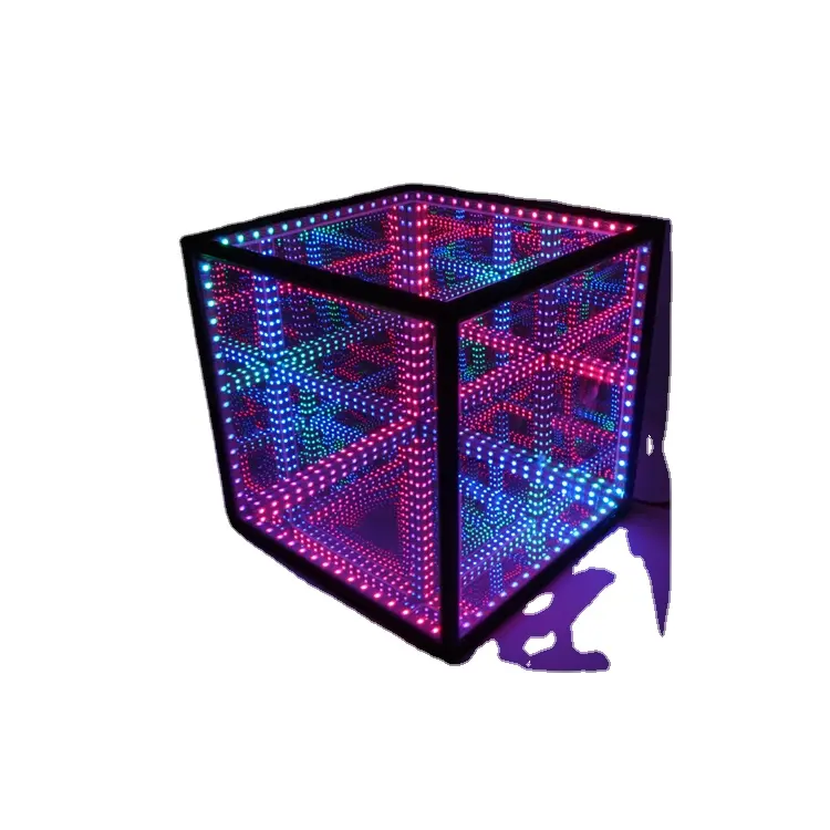ACS infinity cube 3D 거울 조명 가정 및 활동을위한 led 장식