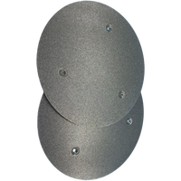 Disque de polissage plat en céramique diamantée pour pierres précieuses, grain 80, pour meuleuse d'angle 8 pouces (200 mm)