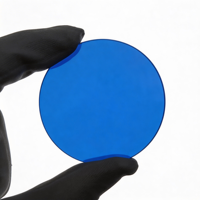 Filtre en verre optique à revêtement dur avec bande passante personnalisée pour l'éclairage LED de vision industrielle