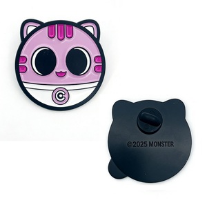 Al por mayor, insignias de solapa de esmalte en blanco promocionales con logotipo temático Interestelar para astronautas - Product Image 1