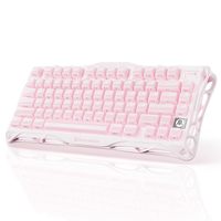 OEM ODM Mercury K1 75 Wireless Mechanical Gaming Keyboard RGB Backlit Gasket Mount Hot Swappable Linear Switches Creamy Sound K