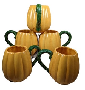 Tazza in <span class=keywords><strong>Ceramica</strong></span> Premium a Forma di <span class=keywords><strong>Zucca</strong></span>, Simpatico Regalo di Halloween per Bambini, Capacità 16 once - Product Image 2