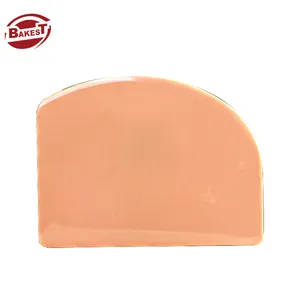 Bakest Hot Bán Baking công cụ mềm Silicone Nhựa scraper cho ho pho mát bánh ho bột cắt