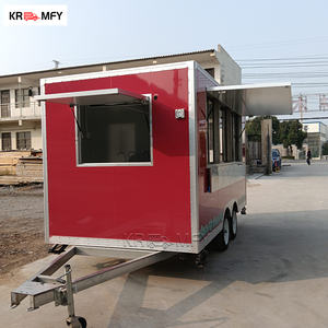 Remolque de Concesión Móvil con Marco Cuadrado de Acero Inoxidable y Aluminio, Certificado DOT CE VIN, para Horno de Pizza y Patatas Fritas, para Negocios de Comida Callejera en EE. UU. - Product Image 3
