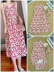 Dames Gebruikte Zomerjurk W002-2 Tweedehands Kleding Gemengde Maat & Materiaal Voor Gerecyclede Mode - Product Image 4