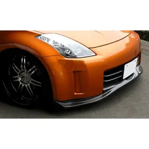 U Style Carbon Fiber Front Bumper Lip Fit For Nissan 350Z Z33 High Quality Fitment