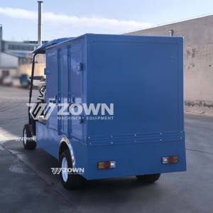 Carro de Carga Eléctrico ZOWN con Certificación CE, 3-4 Asientos, Velocidad Máxima de 30-50 km/h, Alcance de 90 km, Estructura de Acero, Color Azul - Product Image 1