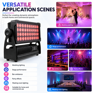 Luz LED Profesional para Exteriores, Impermeable IP65, RGBW, 4 en 1, para Arquitectura, Música y Eventos en Vivo - Product Image 6