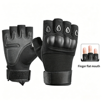 Gants tactiques mi-doigts personnalisés pour hommes et femmes, avec protection des articulations, compatibles écran tactile, antidérapants, respirants, pour le tir en extérieur