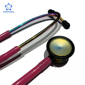 Estetoscopio rojo de alta calidad de moda del estetoscopio de la cardiología del estetoscopio - Product Image 5