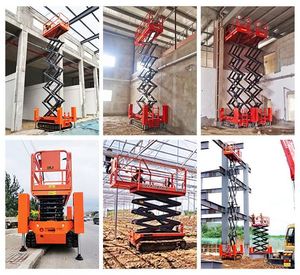 Plates-formes de travail aérien extérieur Terrain accidenté 300kg 6m 10m 12m 14m Élévateur à ciseaux à chenilles hydraulique électrique autopropulsé - Product Image 5