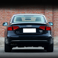 Feu Arrière LED YM pour Audi A4/A4L B8/B9 (2009-2012) avec Frein Rouge/Clignotant, Mise à Niveau Automobile de Haute Qualité 55W