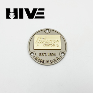 HIVE Plaque de protection de commutateur de guitare électrique LP en alliage de zinc, ronde, 3 couleurs, 3 trous, avec vis - Product Image 4